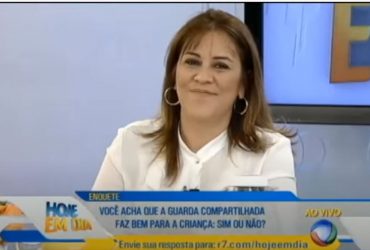 Entrevista para o programa Hoje em Dia