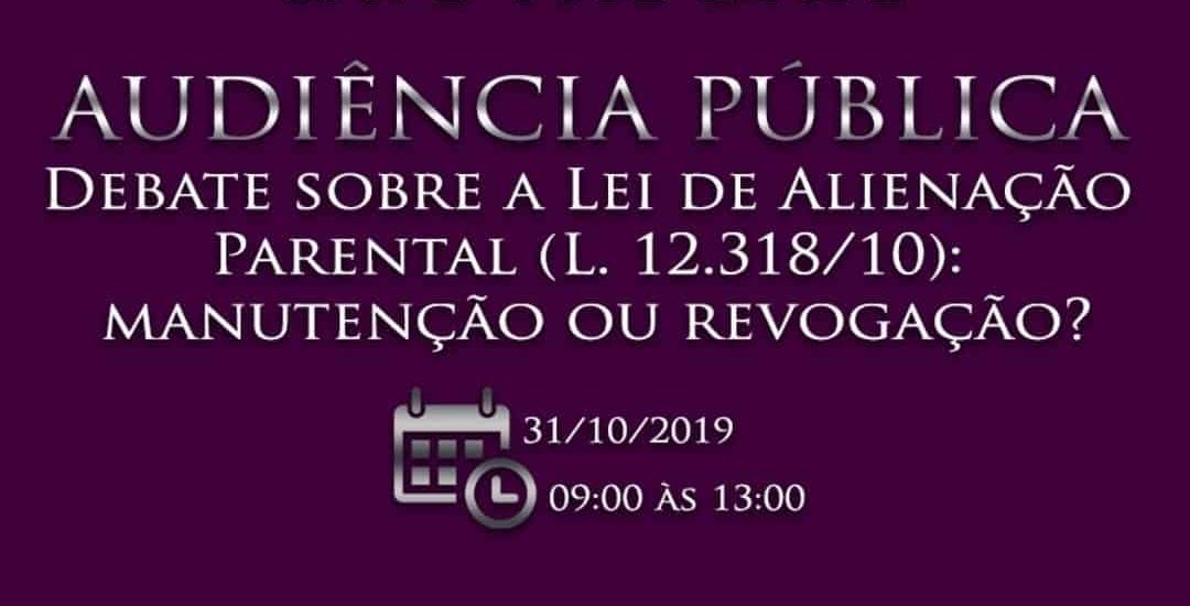 Dra Sandra foi convidada para participar de audiência Pública no dia 31.10.2019