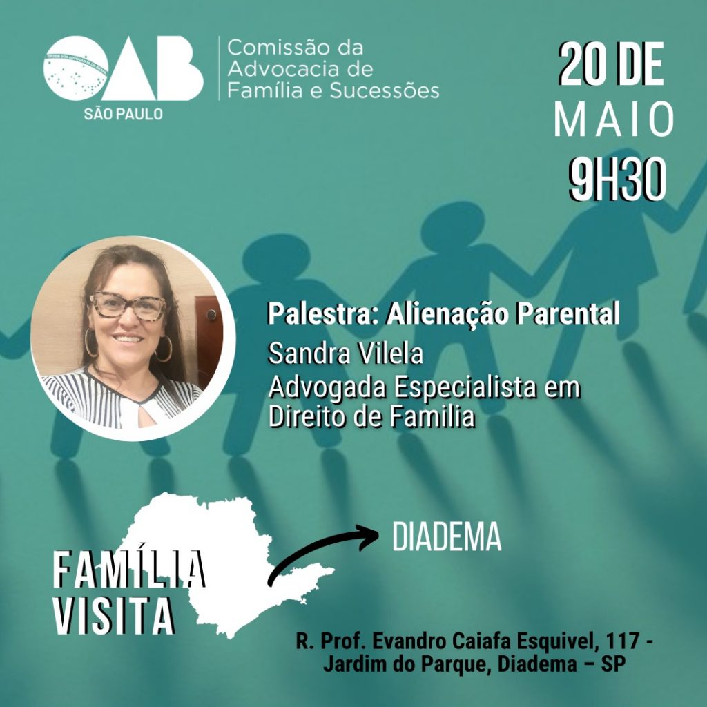 Palestra Alienação Parental. Advogada Doutora Sandra Vilela